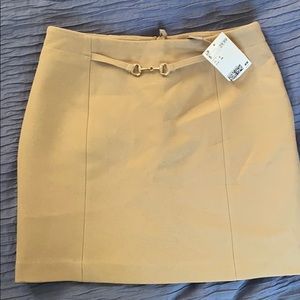H&M tan skirt
